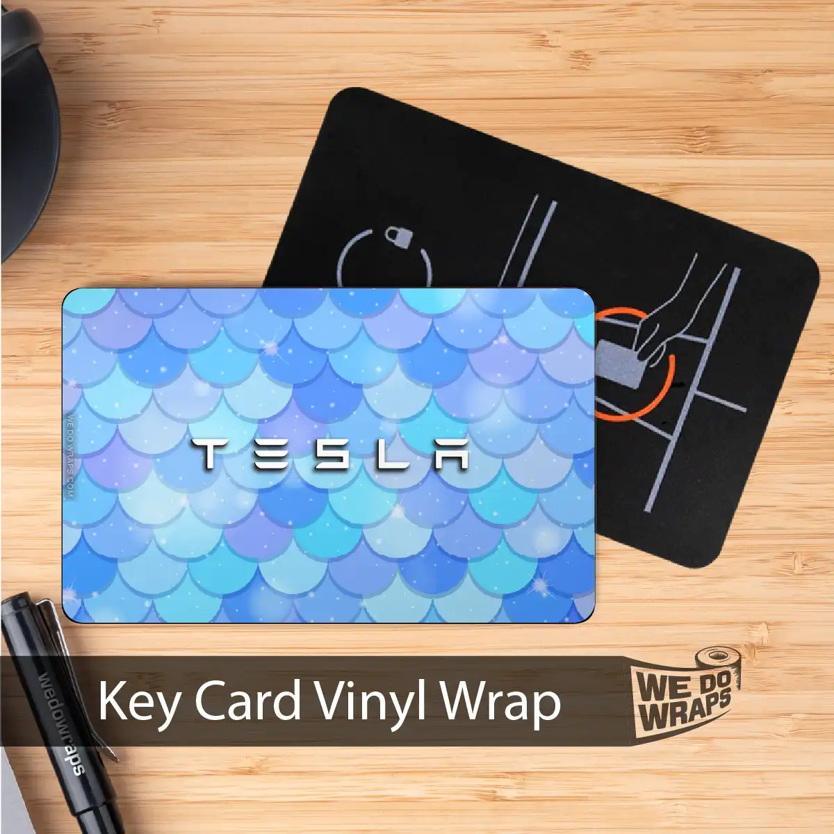 Merboy Wrapped Merboy | NFC Key Card Wrap – Tesla Emblems