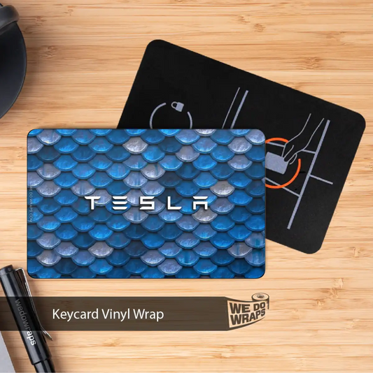 Merdude Scales Tesla Keycard Decal