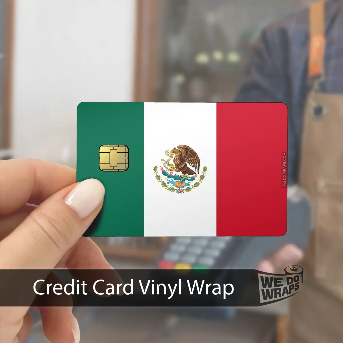 Mexican Flag | NFC Key Card Wrap - Tesla Emblems