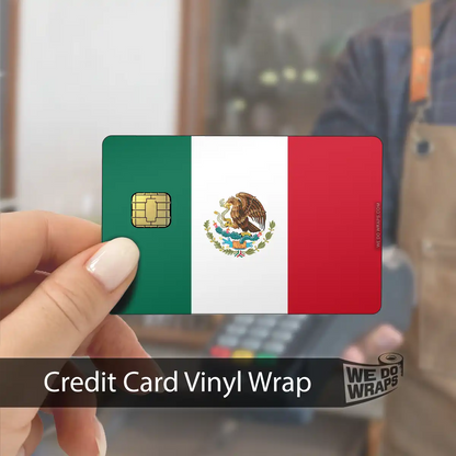 Mexican Flag | NFC Key Card Wrap - Tesla Emblems