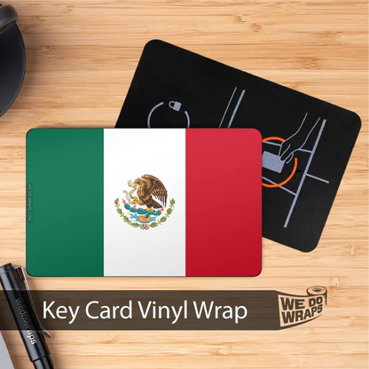 Mexican Flag | NFC Key Card Wrap - Tesla Emblems