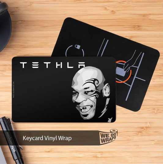 Mike Tethla Keycard Decal Tesla - Tesla Emblems