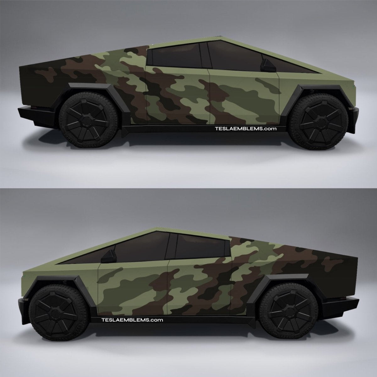 Military Spec - Tesla Cybertruck DIY Precut Kit - Tesla Emblems