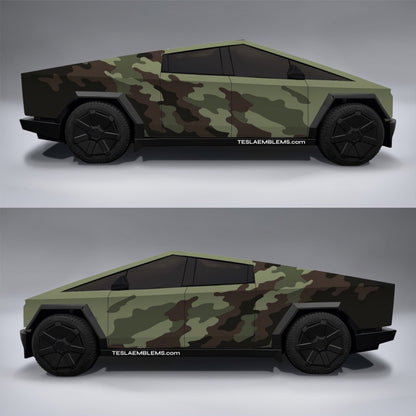Military Spec - Tesla Cybertruck DIY Precut Kit - Tesla Emblems