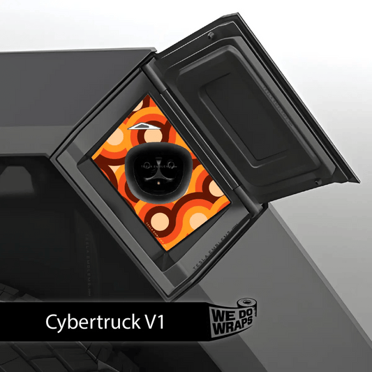 Mod About You Tesla Charge Port Wrap | Cybertruck - Tesla Emblems