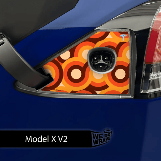 Mod About You Tesla Charge Port Wrap | Model X - Tesla Emblems