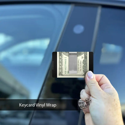 Money Clip Tesla Keycard Decal - Tesla Emblems