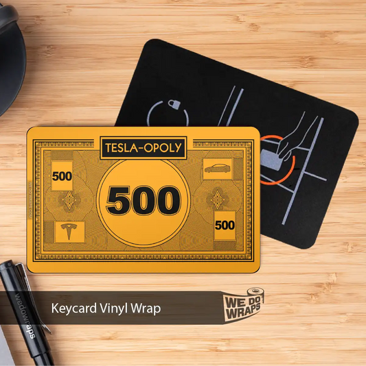 Monopoly Money NFC Keycard Decal - Tesla Emblems