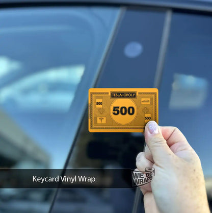 Monopoly Money NFC Keycard Decal - Tesla Emblems
