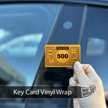 Tesla - opoly Money | NFC Key Card Wrap - Tesla Emblems