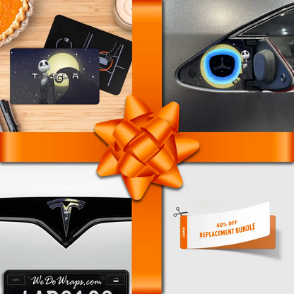 Holiday Bundle Moonlit Mischief Tesla Wrap Kit | Model S