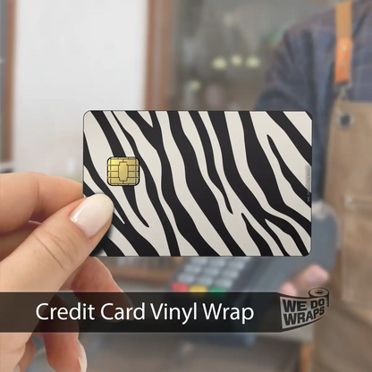 Mountain Zebra Pattern | NFC Key Card Wrap - Tesla Emblems