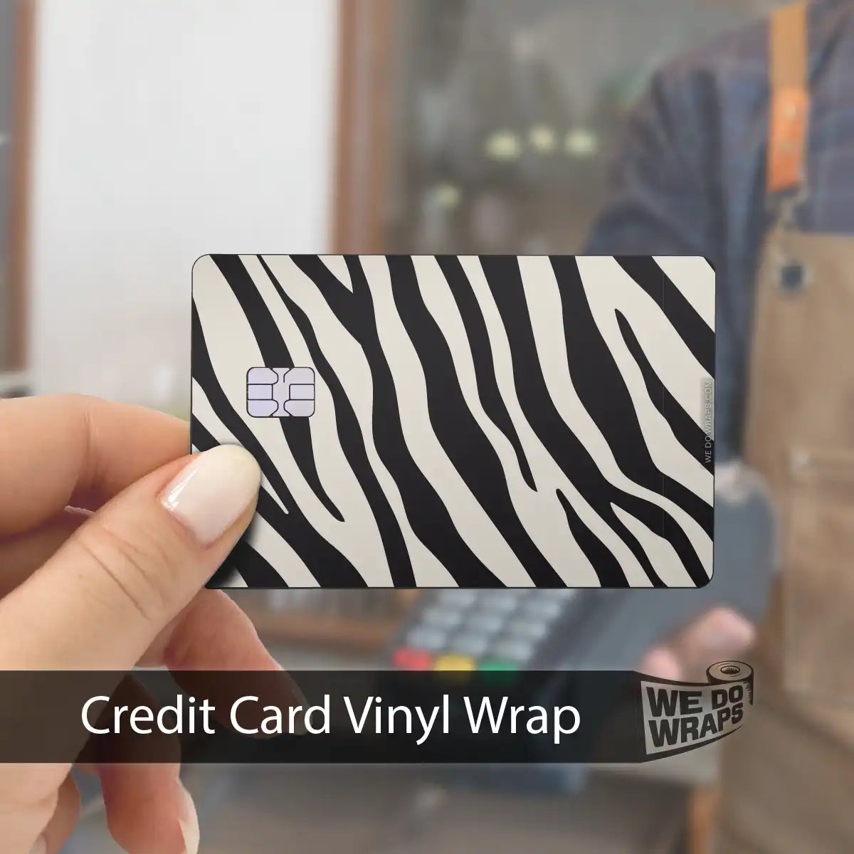 Mountain Zebra Pattern | NFC Key Card Wrap - Tesla Emblems