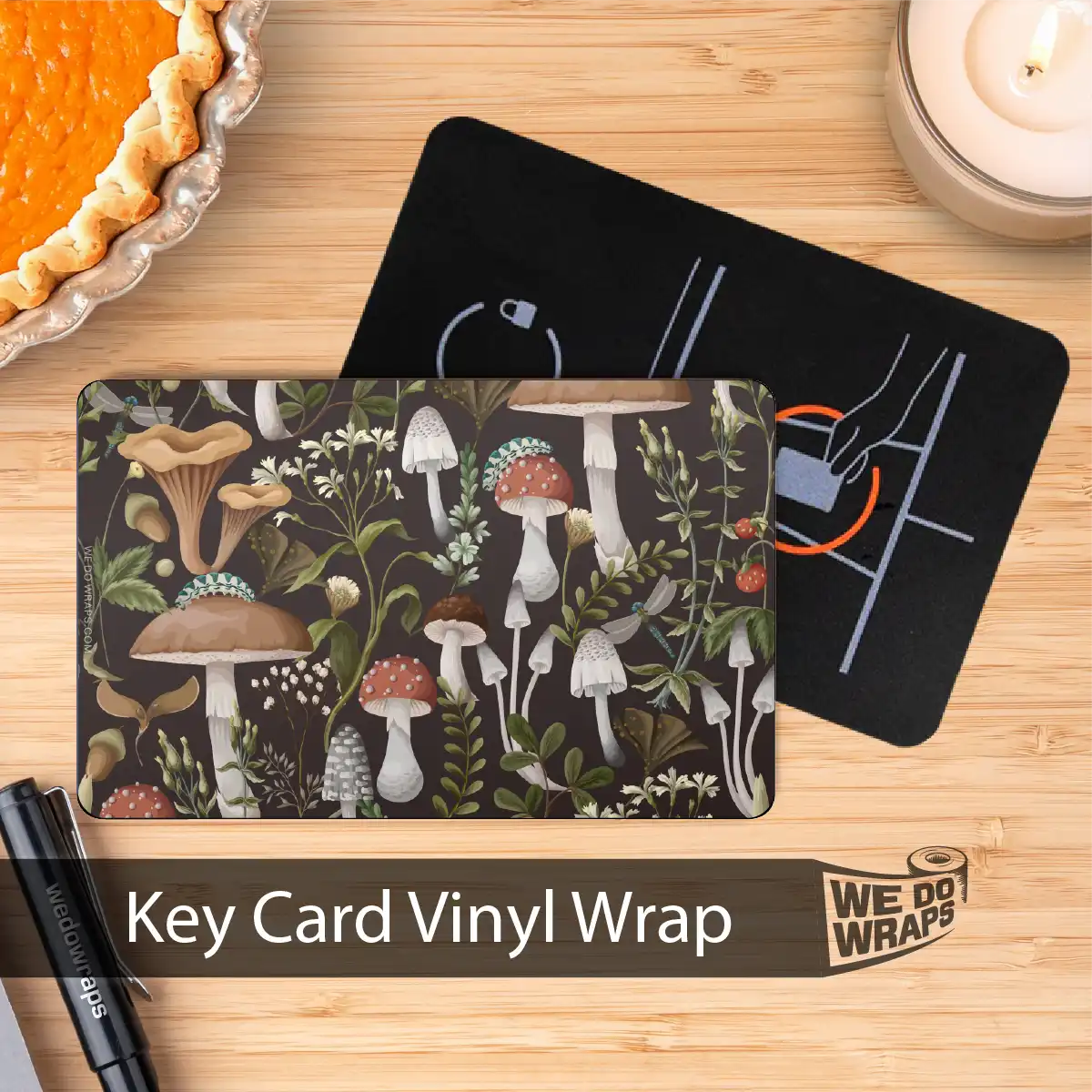 Mushroom Garden | NFC Key Card Wrap