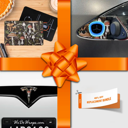 Holiday Bundle Mushroom Garden Tesla Wrap Kit | Model S