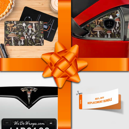Holiday Bundle Mushroom Garden Tesla Wrap Kit | Model S