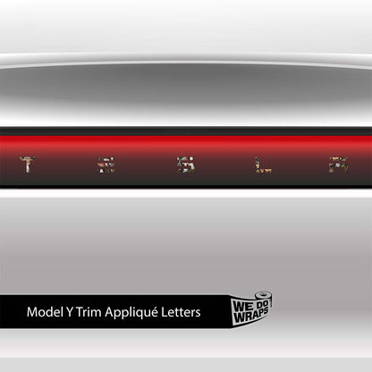 Mushroom Garden Tesla Emblem Decals (Front + Back) | Model Y