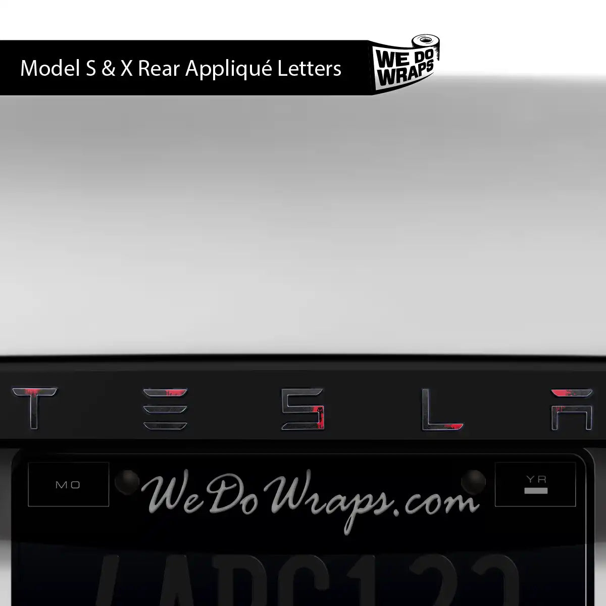 Mythosaur Tesla Emblem Decals (Front + Back) | Model S - Tesla Emblems