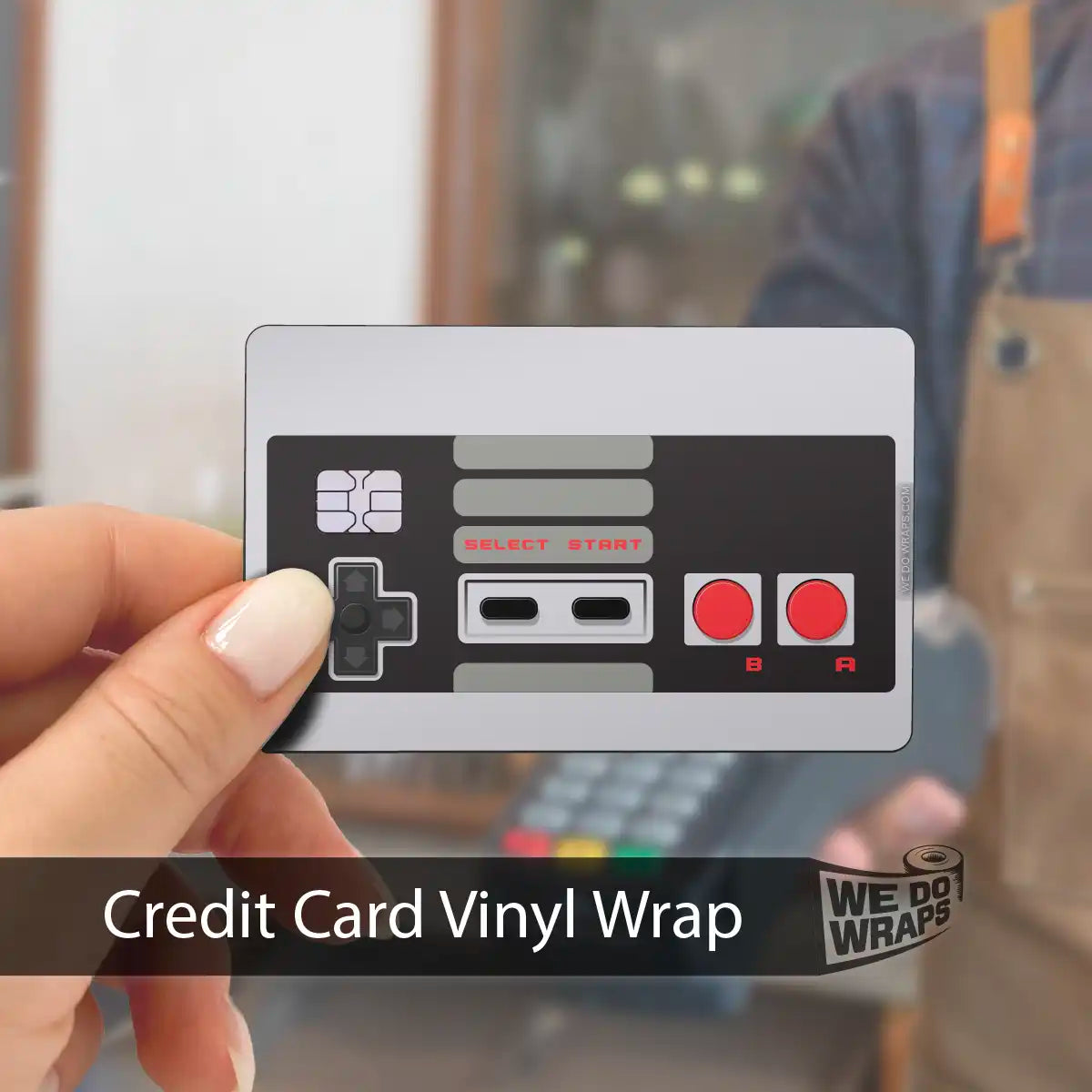 NES Controller | NFC Key Card Wrap - Tesla Emblems