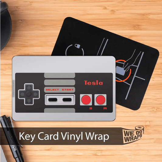 Game Controller | NFC Key Card Wrap - Tesla Emblems