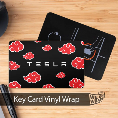 Naruto Akatsuki | NFC Key Card Wrap - Tesla Emblems