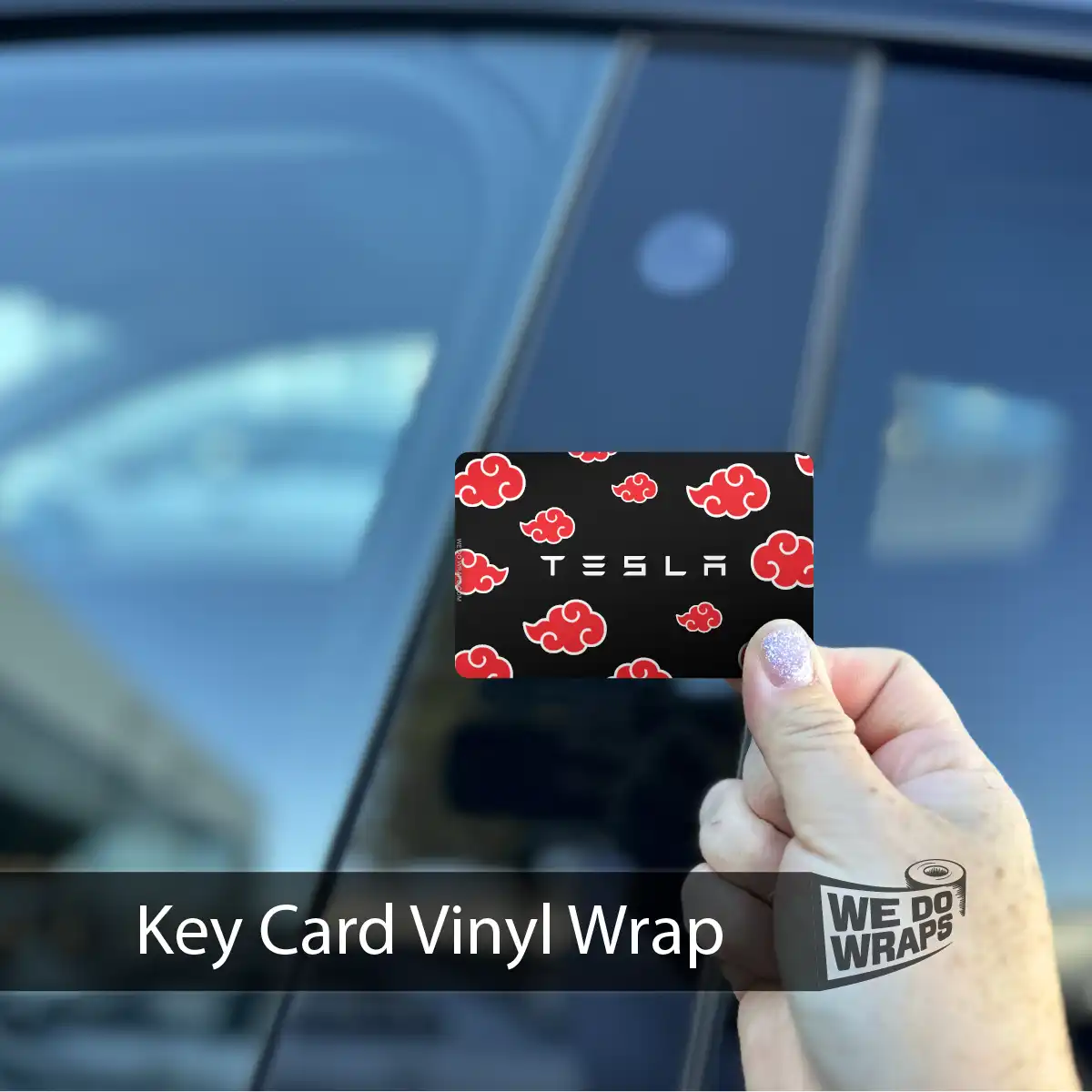 Naruto Akatsuki | NFC Key Card Wrap - Tesla Emblems