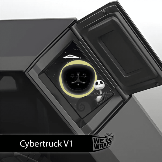 Moonlit Mischief Tesla Charge Port Wrap | Cybertruck - Tesla Emblems