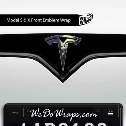 Moonlit Mischief Tesla Emblem Decals (Front + Back) | Model S