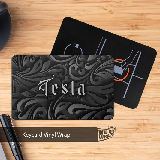 Nocturnal Petals NFC Keycard Decal - Tesla Emblems