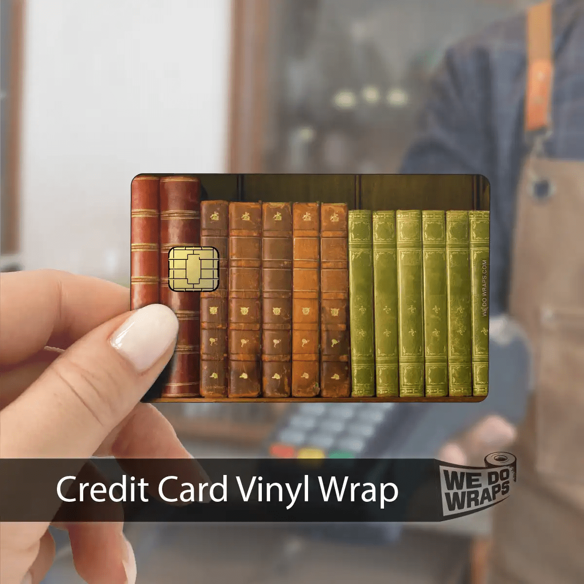Old Books | NFC Key Card Wrap - Tesla Emblems