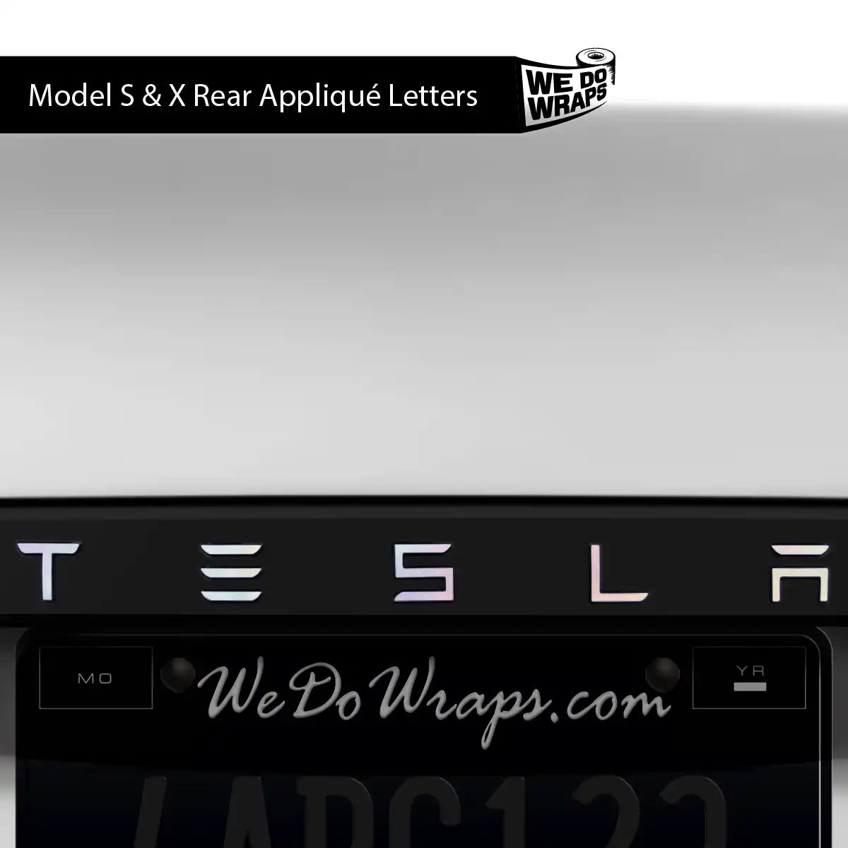 Pastel Galaxy Tesla Emblem Decals (Front + Back) | Model X - Tesla Emblems