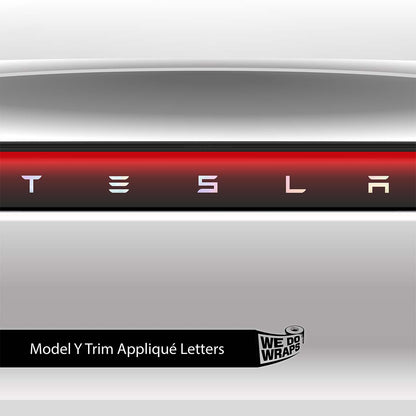 Pastel Galaxy Tesla Emblem Decals (Front + Back) | Model Y - Tesla Emblems