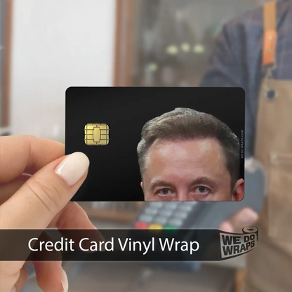 Peekaboo Elon Meme | NFC Key Card Wrap - Tesla Emblems