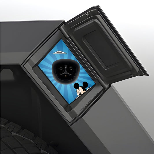 Peekaboo Mickey Tesla Charge Port Wrap | Cybertruck - Tesla Emblems