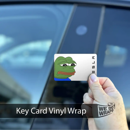 Frog Meme | NFC Key Card Wrap - Tesla Emblems