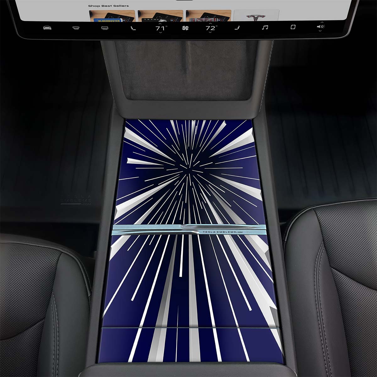 Tesla Insane Performance Mode | Tesla Center Console Wrap Kit | Model ...