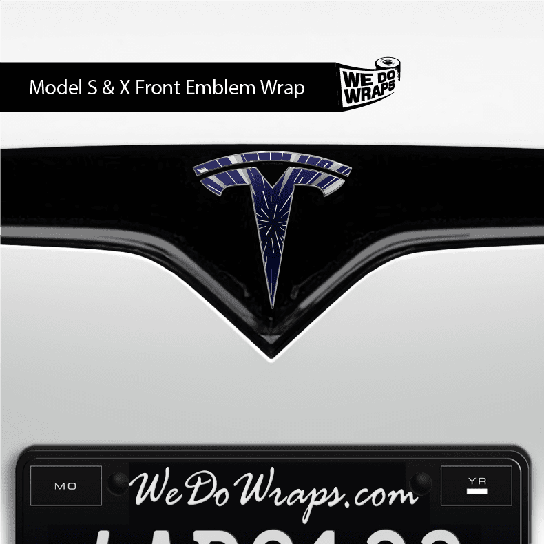 Insane Performance Mode Tesla Emblem Decals (Front + Back) | Model X - Tesla Emblems