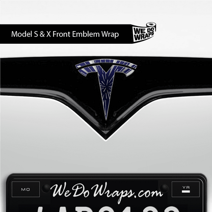 Insane Performance Mode Tesla Emblem Decals (Front + Back) | Model X - Tesla Emblems
