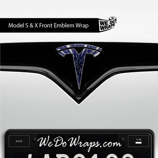Insane Performance Mode Tesla Emblem Decals (Front + Back) | Model X - Tesla Emblems
