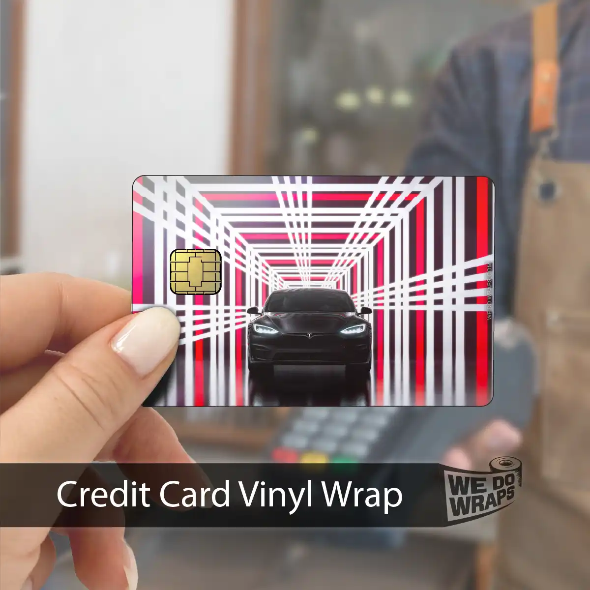 Plaid Model S | NFC Key Card Wrap - Tesla Emblems