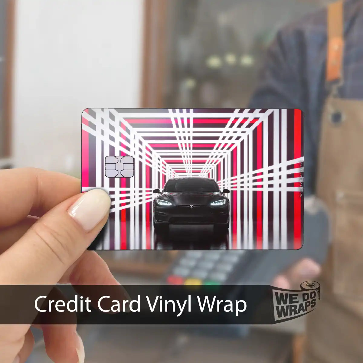 Plaid Model S | NFC Key Card Wrap - Tesla Emblems