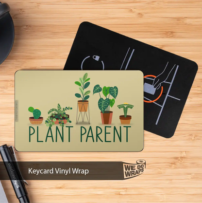 Plant Parent Tesla Keycard Decal - Tesla Emblems