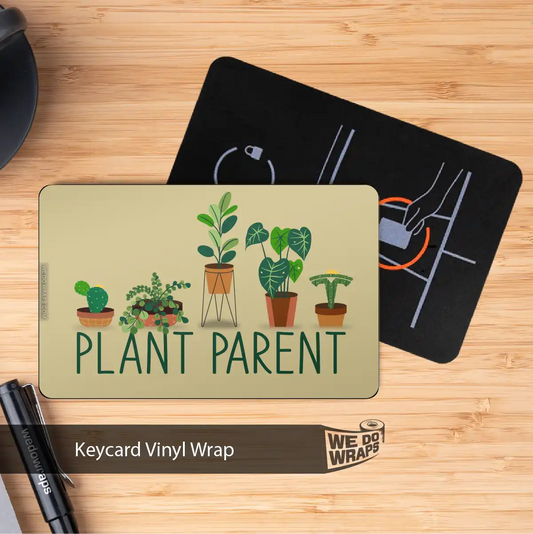 Plant Parent Tesla Keycard Decal - Tesla Emblems