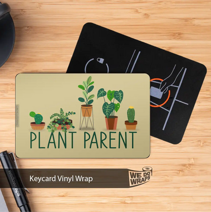 Plant Parent Tesla Keycard Decal - Tesla Emblems