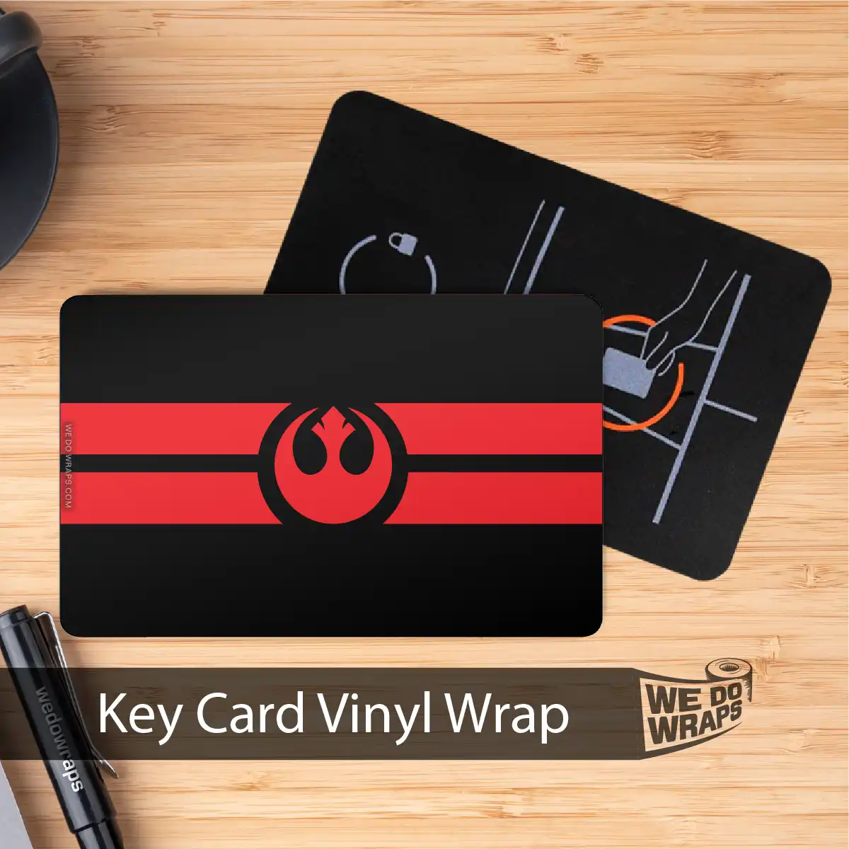 Rebel Alliance Flag | NFC Key Card Wrap - Tesla Emblems