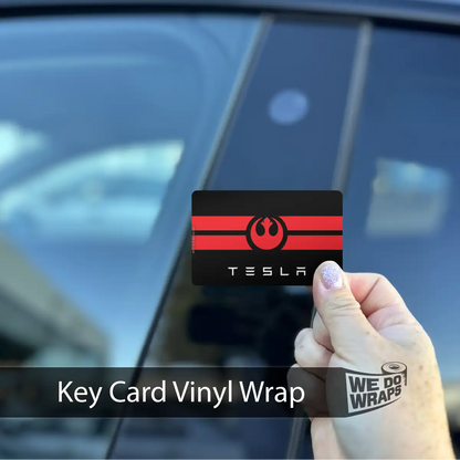 Rebel Alliance Flag | NFC Key Card Wrap - Tesla Emblems