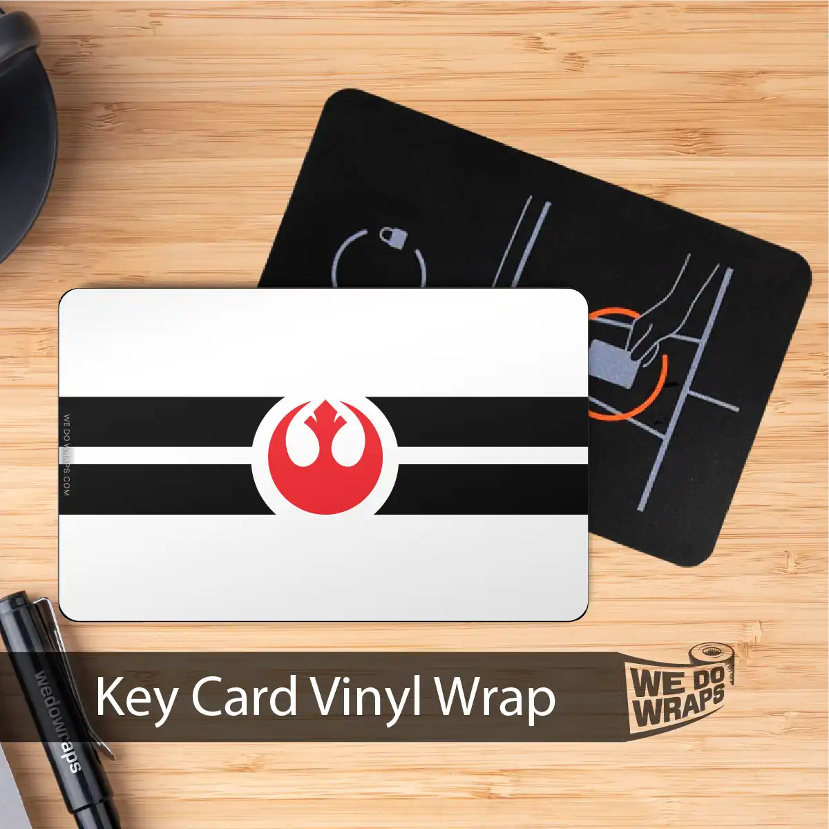 Rebel Alliance Flag | NFC Key Card Wrap - Tesla Emblems