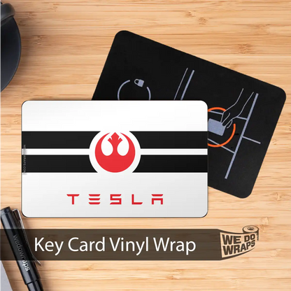 Rebel Alliance Flag | NFC Key Card Wrap - Tesla Emblems