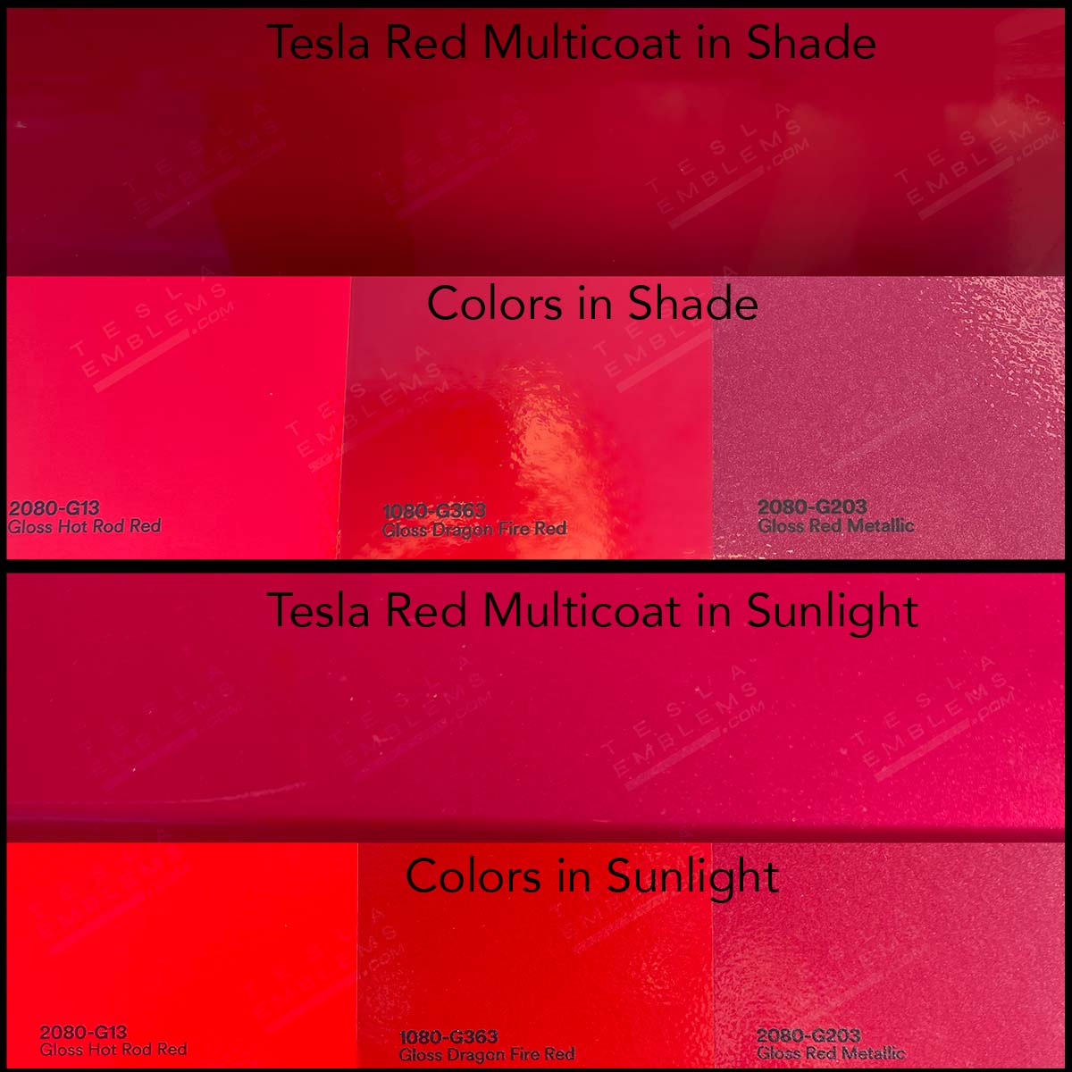 3M Gloss Dragon Fire Red Center Console Wrap Kit | 2024+ Model 3 "Highland" - Tesla Emblems