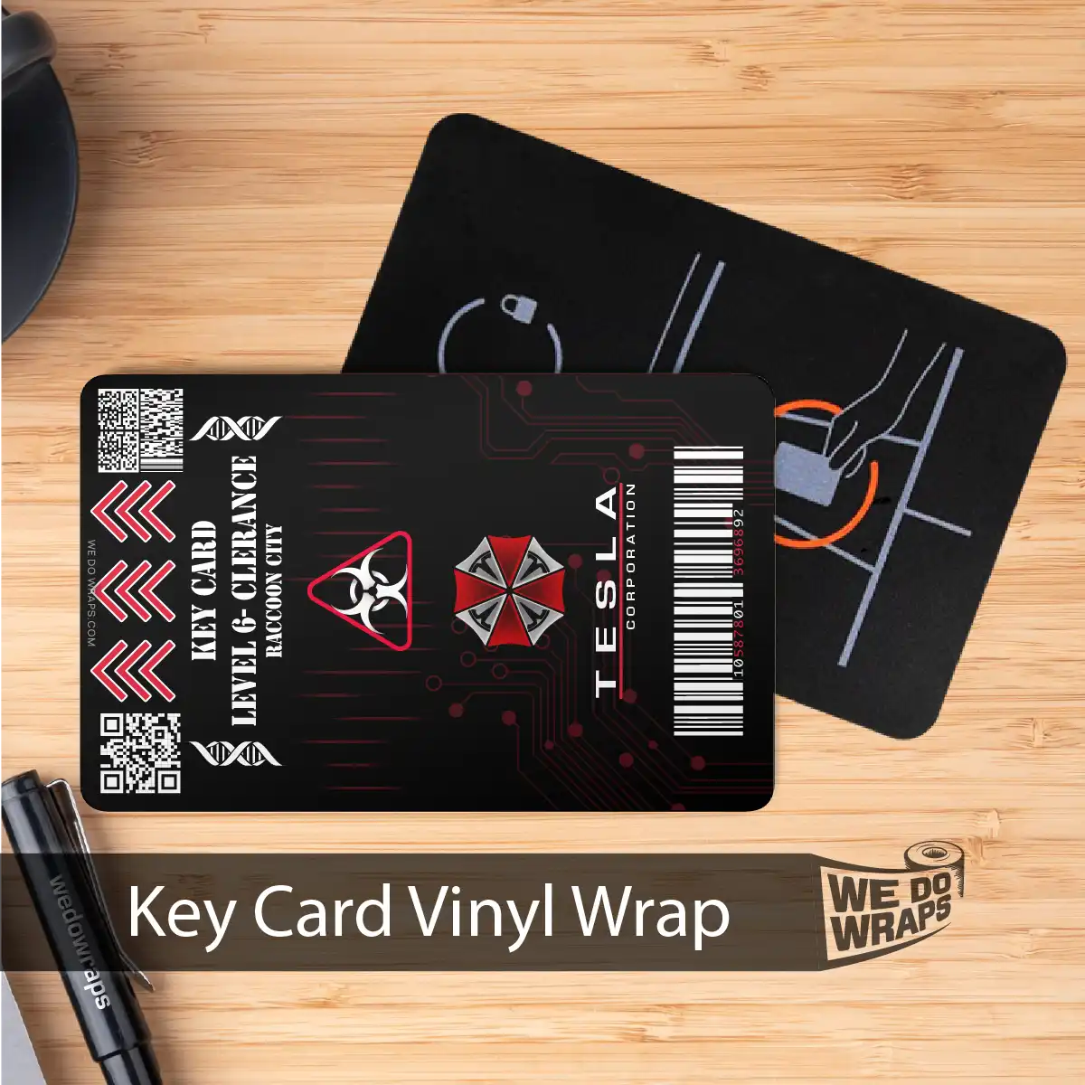 Raccoon City | NFC Key Card Wrap – Tesla Emblems